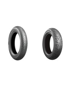 Bridgestone Battlecruise H50 Exedra Max Tire Pair For Suzuki GV1400 Calvacade 85-89