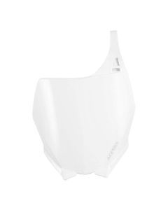 Acerbis White Front Number Plate for Yamaha - 2042390002