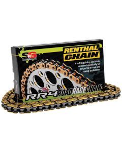 RENTHAL RR4 SRS Road Race Chain 120 Links Gold