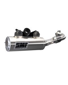 HMF Muffler Polaris RZR Turbo R 22-25 Stainless Titan-SS Big Core Full System Exhaust Billet End Cap