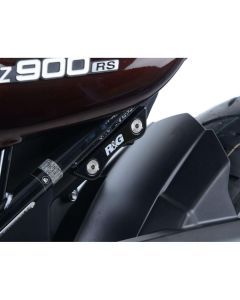 R&G Racing Silver Rear Foot Rest Delete Blanking Plates BLP0065SI