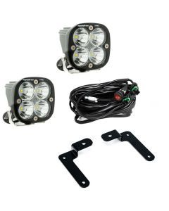 Baja Designs A-Pillar Light Kit Pair Squadron Pro Series Spot Pattern Clear Lens 447505