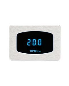 Dakota Digital Odyssey Satin Mini Tachometer With Blue Display ODY-02-7-S-B