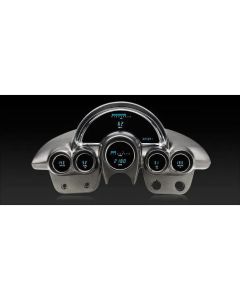 Dakota Digital 1970-1976 Chevrolet Chevelle/Malibu/El Camino Series III Gauge Kit with Teal/Blue Display