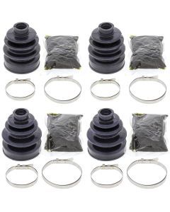 Complete Rear Inner & Outer CV Boot Repair Kit Yamaha YFM450 Grizzly IRS 08-14