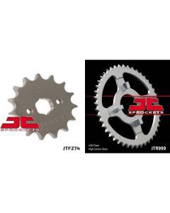 Front & Rear Sprocket Kit for HONDA XR100-USA 81-84 JT Sprockets