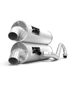 HMF Muffler Polaris RZR XP/4 1000 14 Stainless Titan-QS Dual Full System Exhaust Billet End Cap