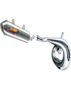 FMF GNARLY FULL PIPE EXHAUST AND POWERCORE 2 SILENCER 03 04 HONDA CR250R CR250