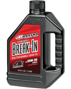 Maxima High Performance 4-Stroke Motorcycle Break-In Motor Oil 10W-30 1 Liter