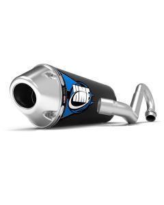 HMF Muffler Honda TRX 450R 06-14 Black Competition MX Full System Exhaust Euro End Cap Side Mount