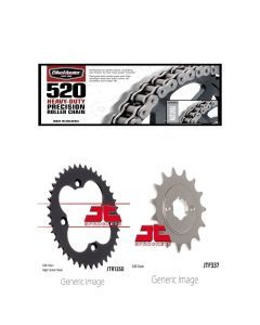 520H Heavy-Duty Chain, Front & Rear Sprocket Kit for HONDA ATC250R 1986