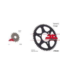 Front and Rear Steel Sprocket Kit for OffRoad HONDA XL600R 1983-1987