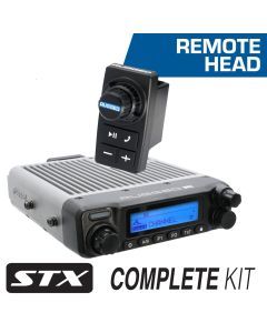 Rugged Radios STX STEREO Remote Head Complete Master Communication Kit with Intercom and 2-Way Radio