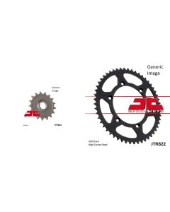 JT SPROCKETS Front and Rear Steel Sprocket Kit for OffRoad HUSQVARNA 450 TE 2006