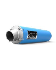 HMF Muffler Can-Am Outlander 1000 MAX 13-24 Octane Blue Performance Slip On Exhaust Turn Down End Cap
