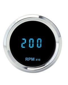 Dakota Digital Solarix Series Mini 2-1/16" Round Tachometer 0-18000 RPM SLX-02-7