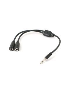 Rugged Radios 3.5mm Mono Plug Y-Splitter for External Speakers SPLITTER-MONO-3.5