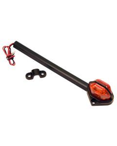 Universal LED Amber/Red Fender-Mount Light with Pigtail Wires