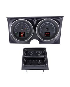 Dakota Digital 1968 Chevrolet Camaro HDX Analog Gauge kit With Console Gauges HDX-68C-CAC