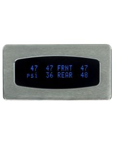 Dakota Digital Odyssey Chrome Quad Air Pressure Gauge With Teal Display