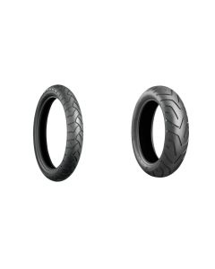 Bridgestone Battlewing BW501 110x80x19 And Battlax T33 150x70x17 Full OEM Tire Set For Suzuki DL1000 V-Strom / Adventure 14-19