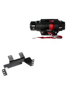 Viper 6000lbs V3 Winch Red Rope With Mount For Polaris Ranger 570 Midsize 2014-2021
