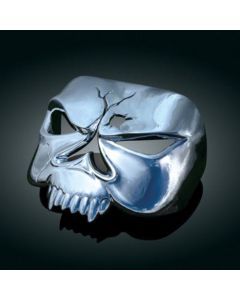 KURYAKYN CHROME ZOMBIE COVER FOR 1973-2017 CONVENTIONAL FENDER TAILLIGHT HARLEYS