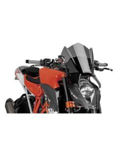 Puig Naked Bike Windshield Standard Dark Smoke - 7014F