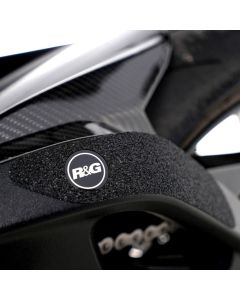 R&G Racing Black Boot Guard Kit For 2017-2018 Triumph Street Triple R ABS 765