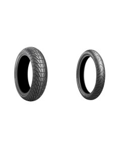 Bridgestone Battlax Adventurecross Scrambler AX41S And Adventure A41 Tire Pair For Triumph Tiger 1050 Sport 12-16
