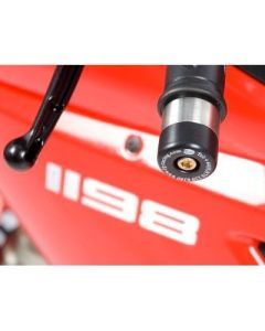 R&G Racing Black Bar End Sliders For 2003-2010 Benelli Tornado Tre 900 Novecento