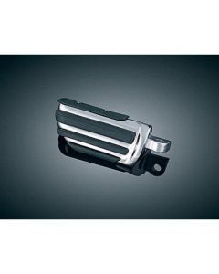 Kuryakyn Chrome Rubber Pilot Footpeg Driver Cruise Pegs Male Mount Pair Harley