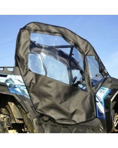 Falcon Ridge Black Canvas Soft Roll-Away Doors With Zipper For CFMOTO ZForce 2014-2022