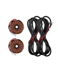 KC HiLiTES Two-Light Add-On Cyclone V2 Kit - Amber - 2.5 Meters Long 6332