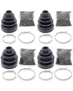 Complete Rear Inner & Outer CV Boot Repair Kit for Yamaha YFM660 Grizzly 2002