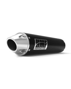 HMF Muffler Yamaha Wolverine 350 95-05 Black Performance Slip On Exhaust Euro End Cap