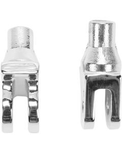 New Triumph Rocket III 2004-2010Footpeg Adapters Chrome Front by Kuryakyn