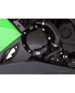 R&G Racing Black Engine Case Sliders LHS For 2008-2009 Kawasaki Ninja ZX10R ZX1000E