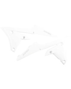 Acerbis White-Lower Radiator Shrouds for Yamaha - 2374150002