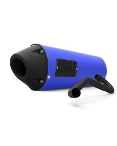 HMF Muffler Yamaha YFZ 450R-X 09-25 Candy Blue Performance Full System Exhaust Blackout Euro End Cap Side Mount