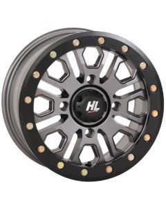 High Lifter 15x7 4/137 5+2 Gun Metal Grey Beadlock HL23 Wheel 15HL23-1537