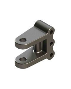 Wallace Forge Adjustable 3-Bolt Clevis fits 3" Channel