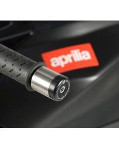 R&G Racing Black Bar End Sliders For 2008-2013 Aprilia Mana 850