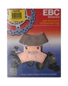 EBC 1 Pair Sintered R Series Heavy-Duty Brake Pads MPN FA232R