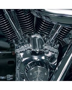 Harley FLSTS Heritage Springer 2000-2003Tappet Block Accent Chrome by Kuryakyn