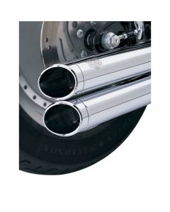 Vance & Hines End Cap Kit Slash-Cut for Big Shots Staggered Chrome 16917