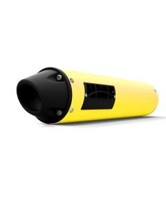 HMF Muffler Can-Am Outlander 1000 13-24 Sunburst Yellow Performance Slip On Exhaust Blackout Euro End Cap