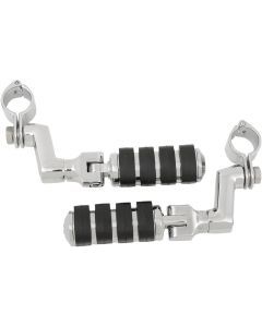 New Offset ISO Highway Footpegs w/Magnum Quick Clamp Front 1.25" Largby Kuryakyn