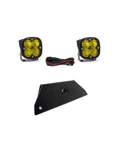 Baja Designs Lower Bumper LED Light Kit Squadron Sport Series Driving/Combo Pattern Baja Amber Lens For Polaris RZR Pro XP 2020-2022 447170
