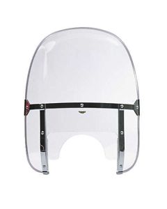 National Cycle Clear Beaded Heavy Duty Windshield With Mount Kit, Covered Forks